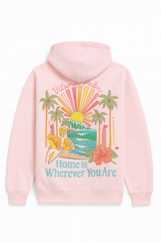 pink comfort hoodies